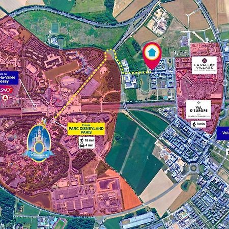 Disneyland-Paris, 4Pers Wifi, Parking, Serris Exterior foto